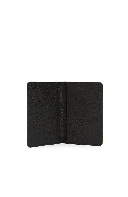 Siyah Erkek Deri Kartlık