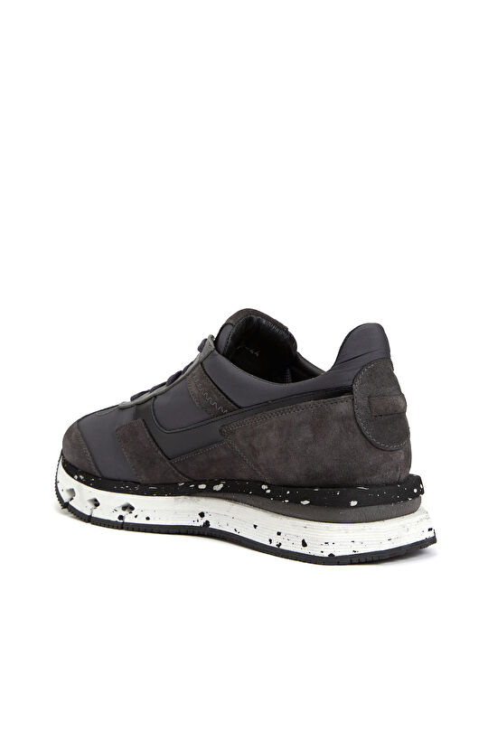 Antrasit Erkek Deri Sneaker