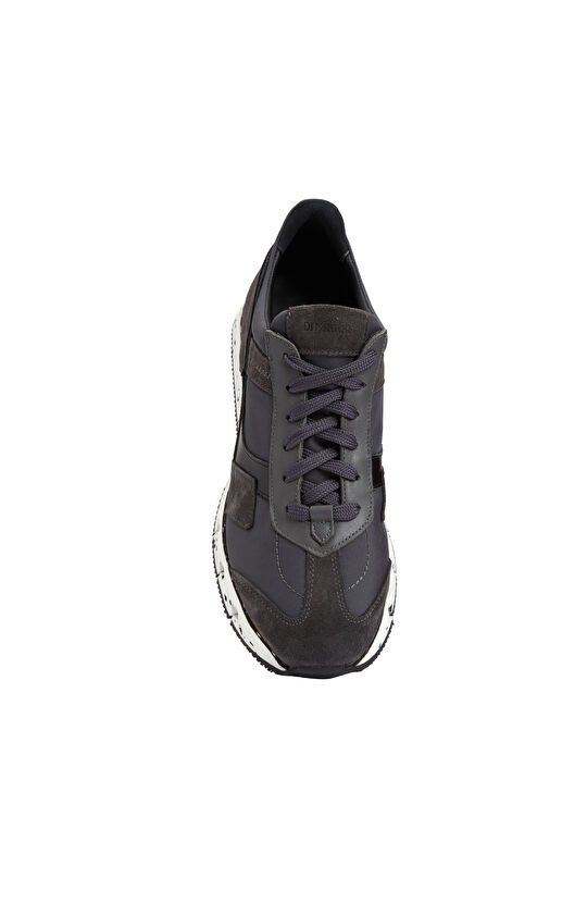 Antrasit Erkek Deri Sneaker