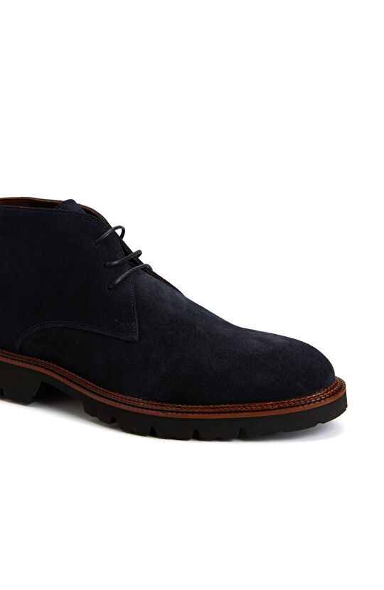 Lacivert Erkek Süet Bot