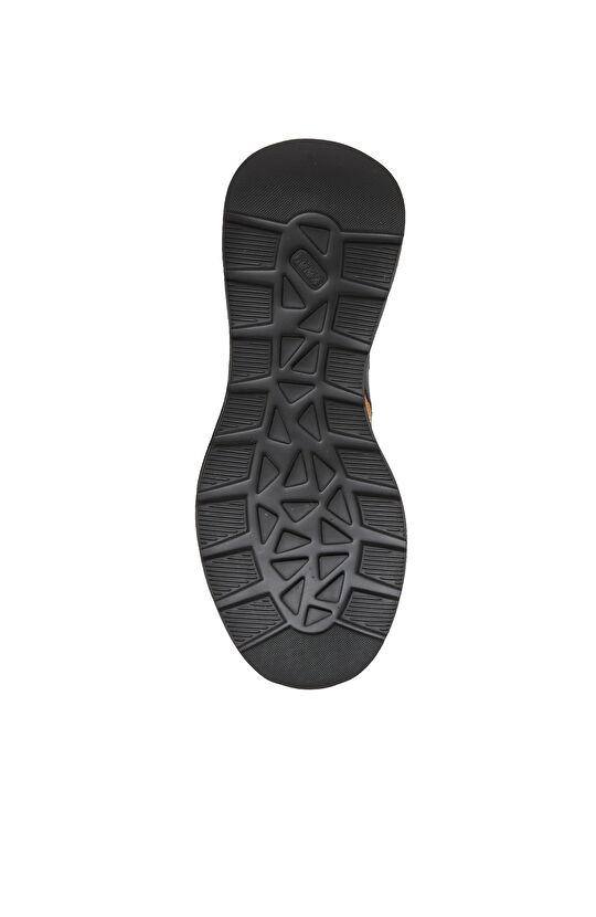 Bej Erkek Deri Sneaker