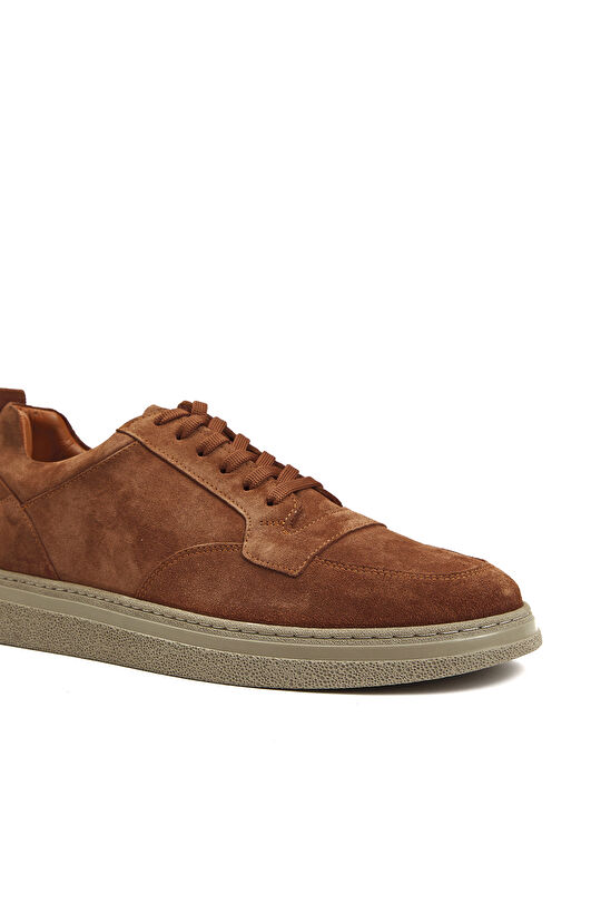 Taba Erkek Deri Sneaker