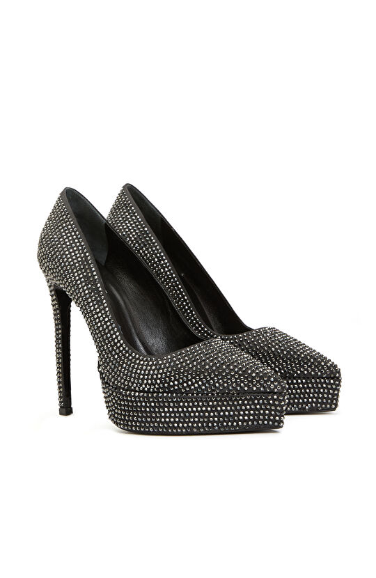 Siyah Kadın Stiletto