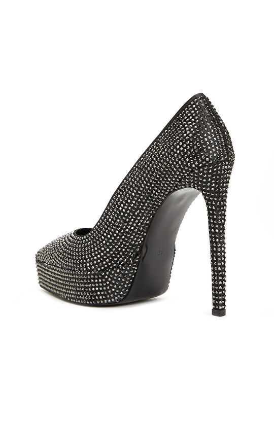 Siyah Kadın Stiletto