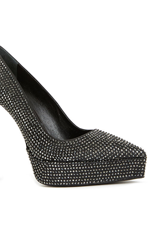 Siyah Kadın Stiletto