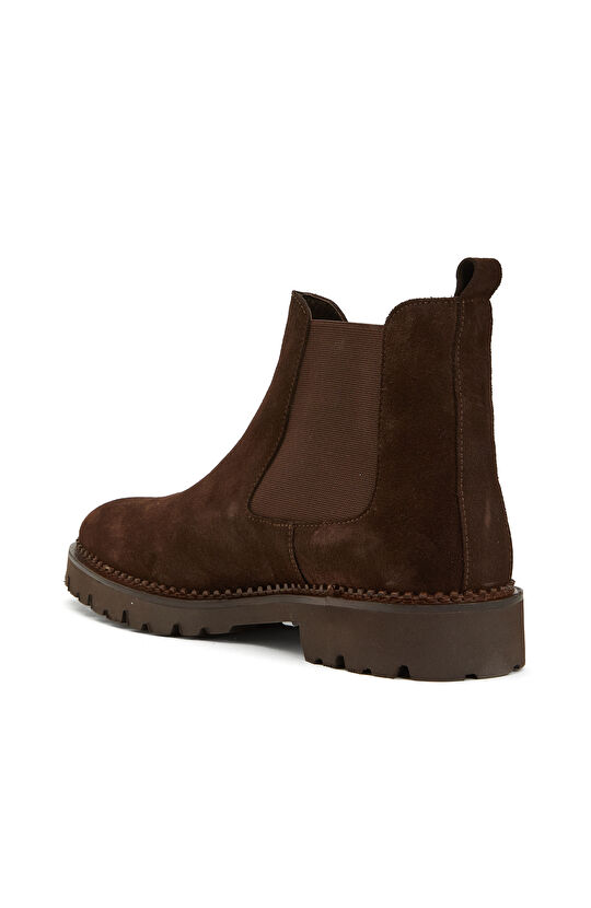 Kahverengi Erkek Deri Chelsea Bot