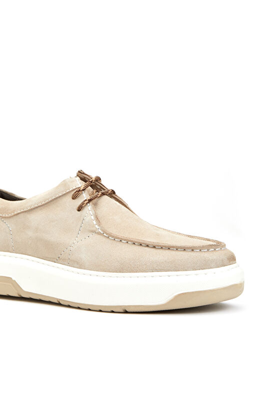 Bej Erkek Deri Ayakkabı