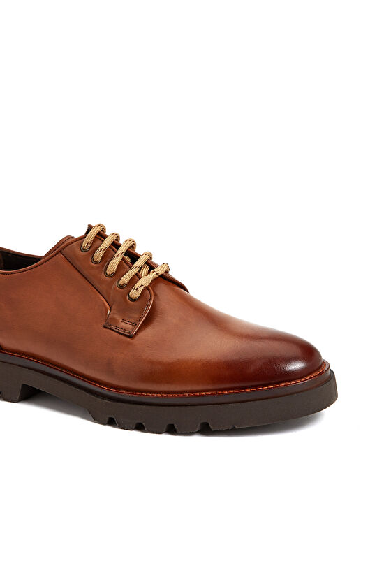 Tan Men's Leather Shoes