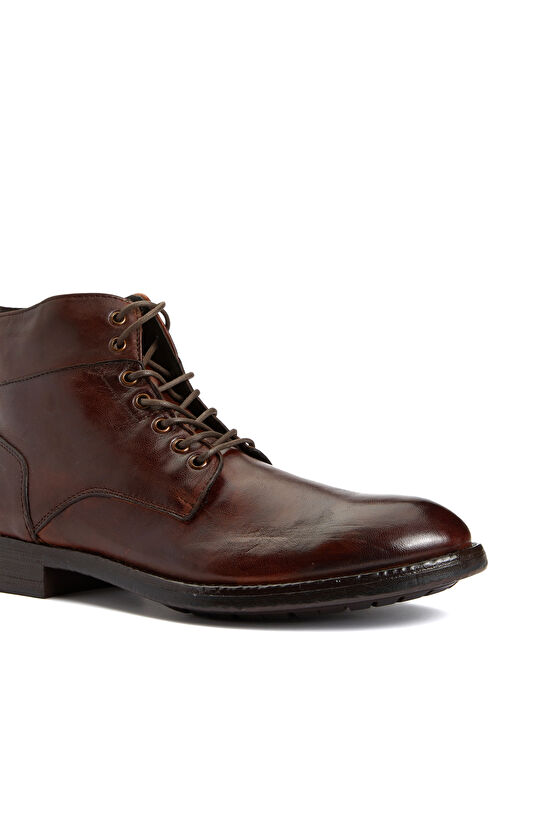 Brown Men's Leather Boots
