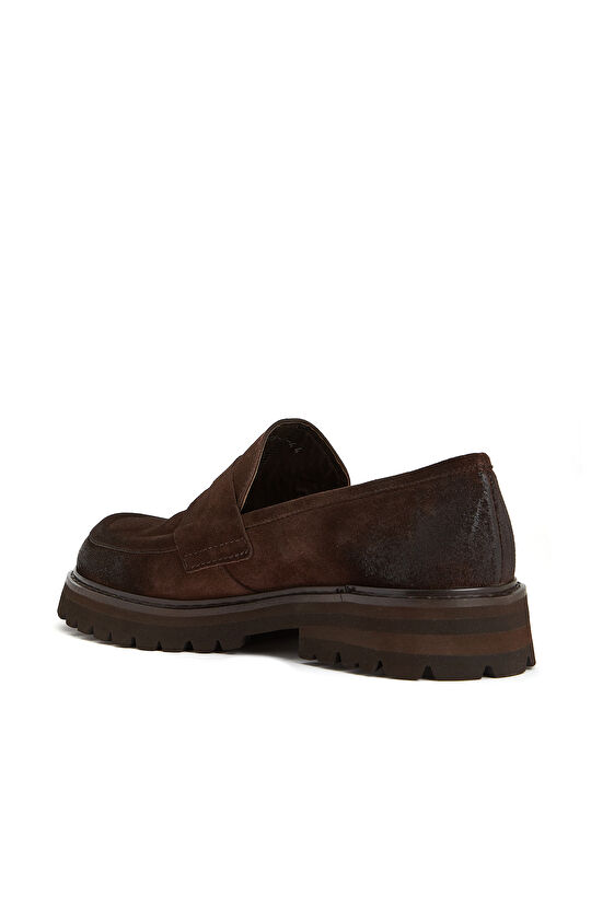 Kahverengi Erkek Deri Loafer