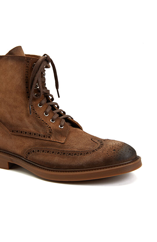 Ceviz Erkek Deri Bot