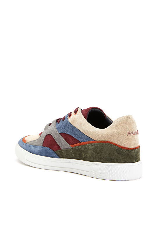 Lacivert Erkek Deri Sneaker