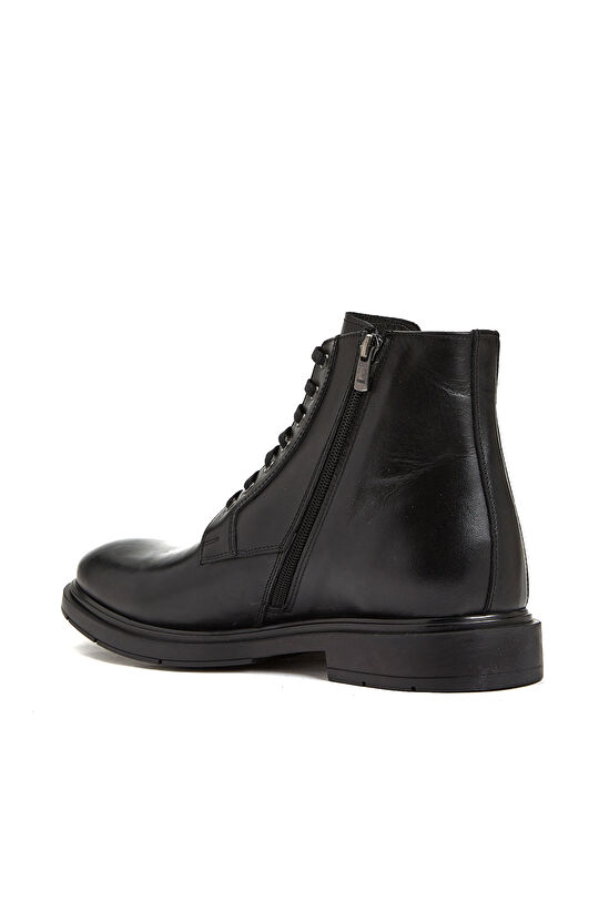 Siyah Erkek Deri Bot