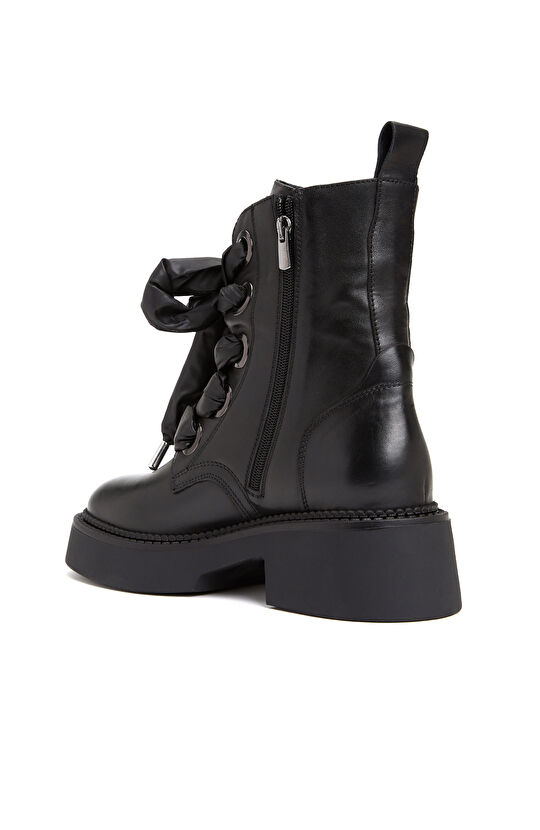 Siyah Kadın Deri Bot