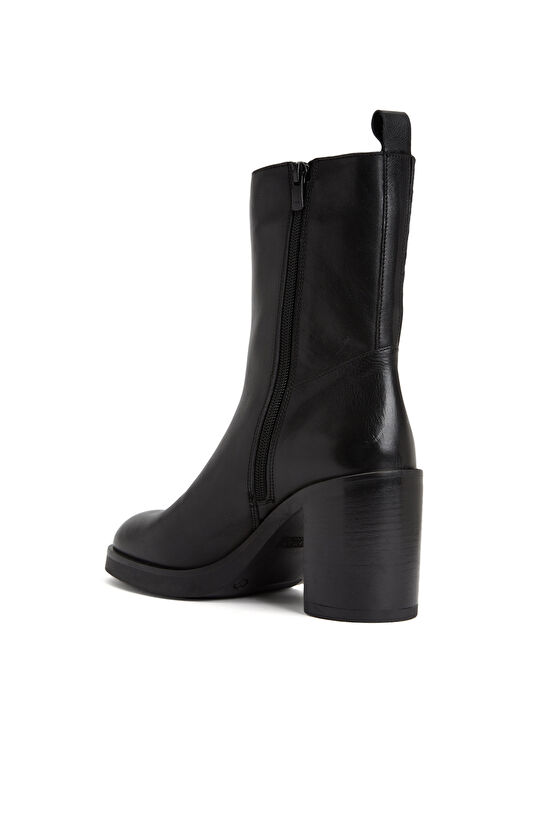 Siyah Kadın Deri Bot