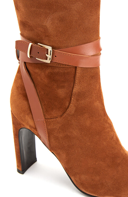 Taba Kadın Deri Çizme