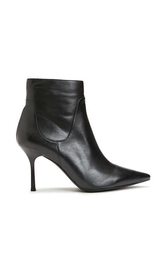 Siyah Kadın Deri Bot