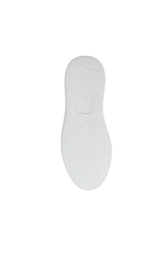 Pudra Rengi Kahverengi Kadın Deri Sneaker