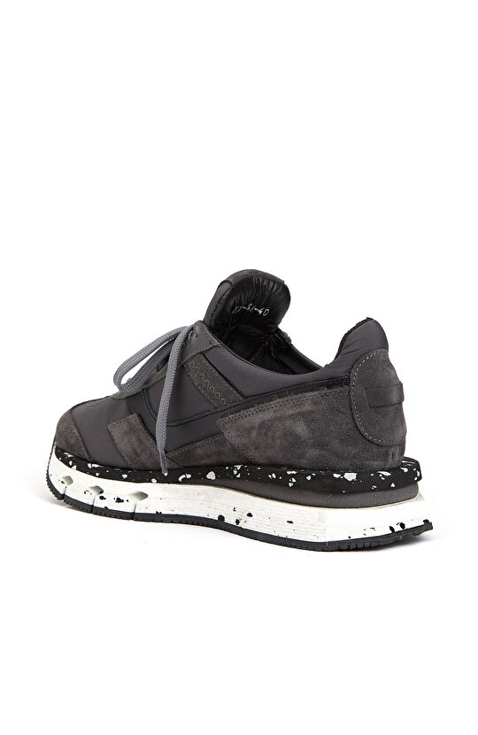 Antrasit Kadın Deri Sneaker