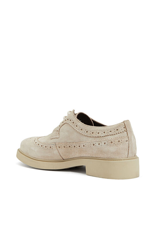 Bej Kadın Deri Ayakkabı