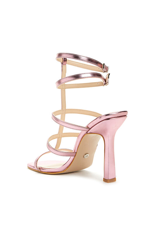 Pembe Bantlı Kadın Sandalet