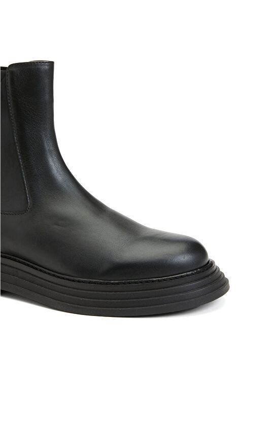 Siyah Kadın Deri Bot