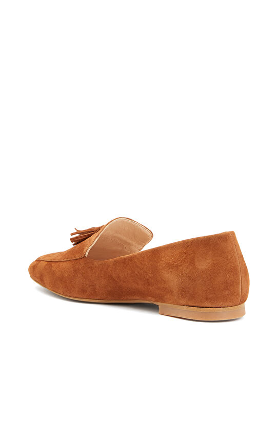 Taba Kadın Deri Loafer