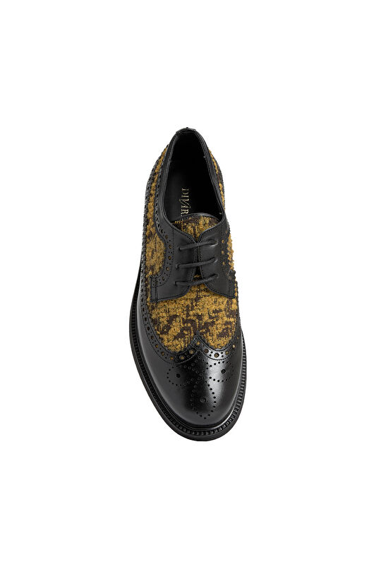 Sarı Kadın Deri Ayakkabı