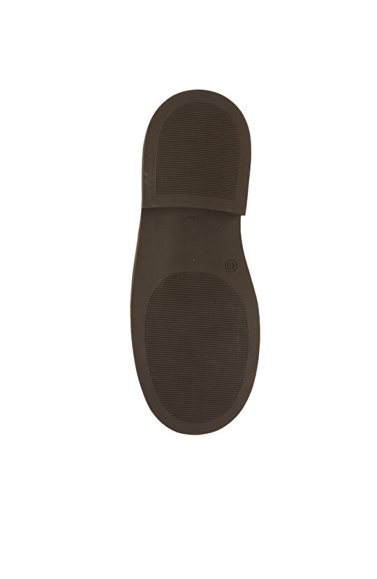 Kahverengi Kadın Deri Ayakkabı