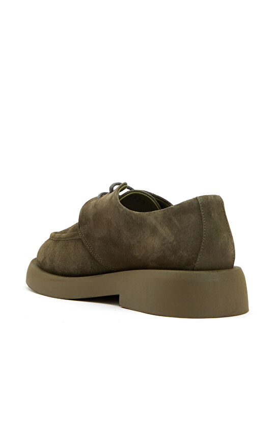 Haki Kadın Deri Ayakkabı