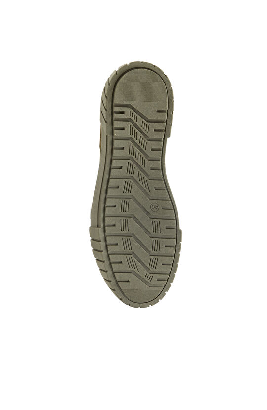 Haki Kadın Deri Sneaker