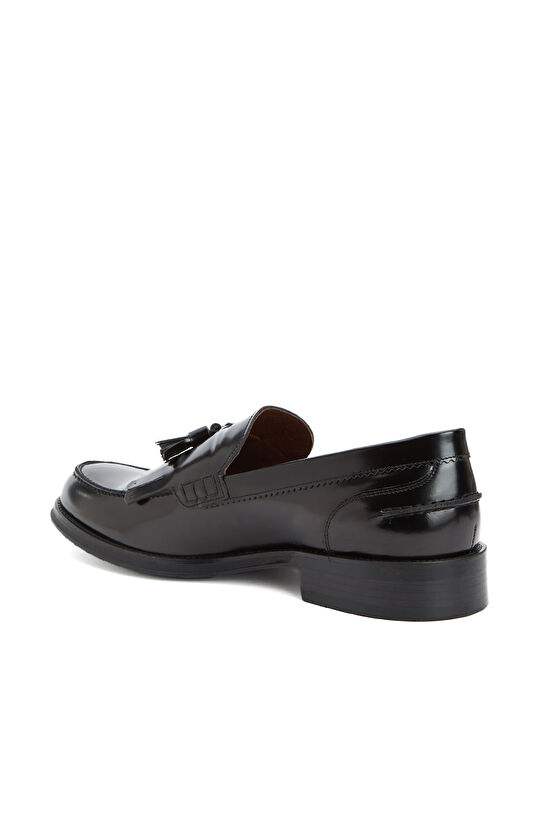 Siyah Erkek Deri Loafer