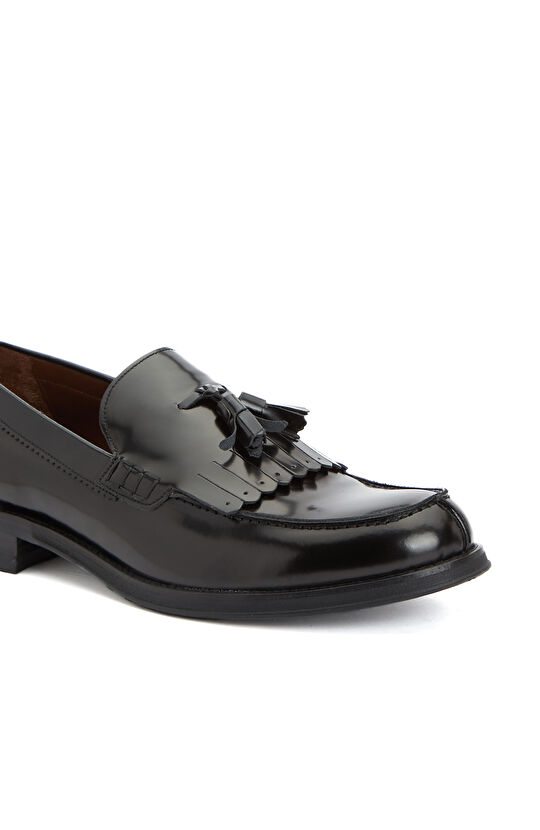 Siyah Erkek Deri Loafer