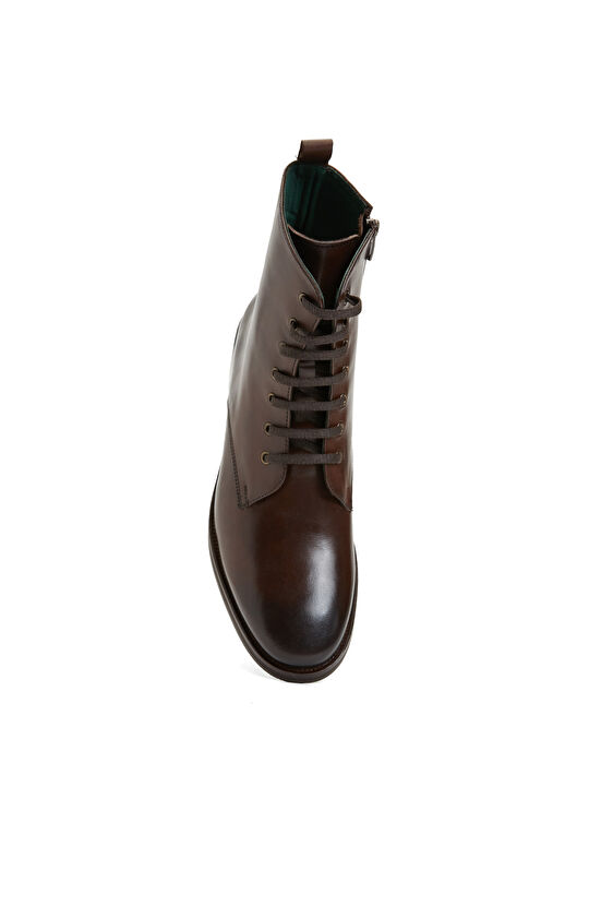 Kahverengi Kadın Deri Bot