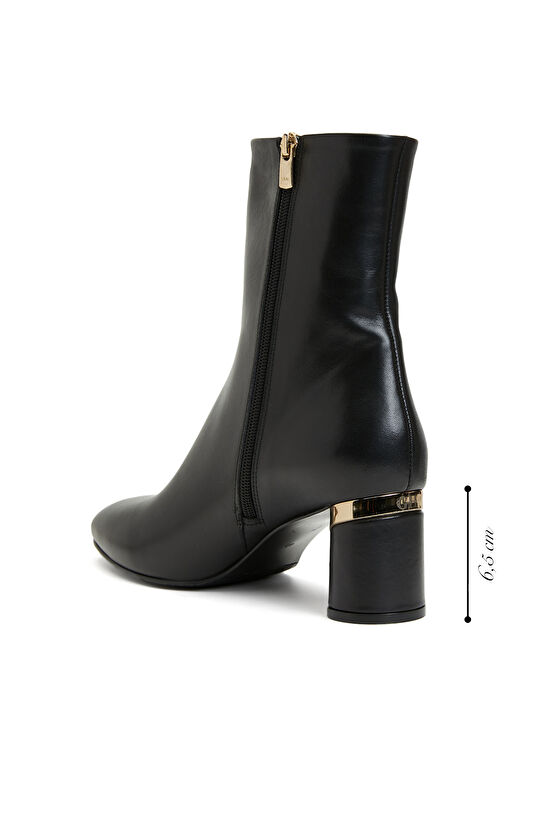 Siyah Kadın Deri Bot