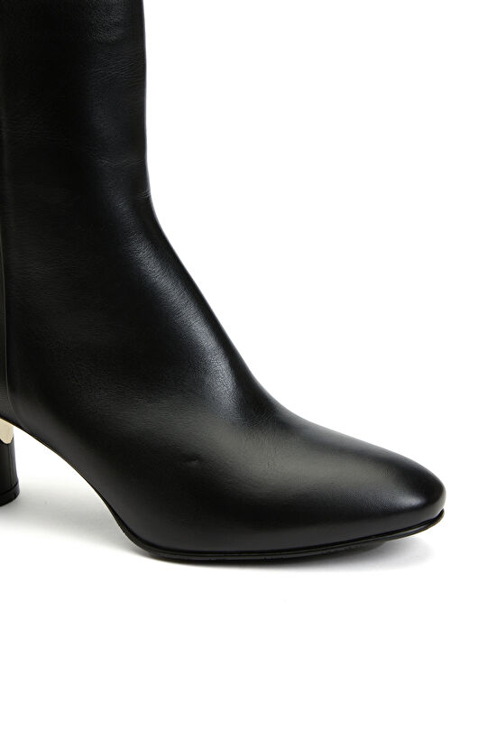 Siyah Kadın Deri Bot