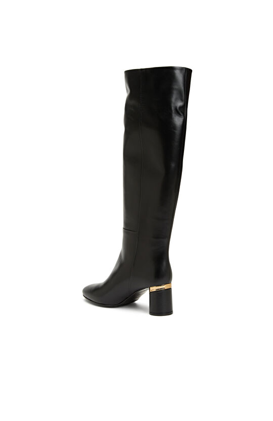 Siyah Kadın Deri Çizme