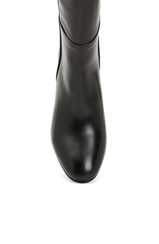 Siyah Kadın Deri Çizme