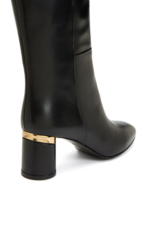 Siyah Kadın Deri Çizme