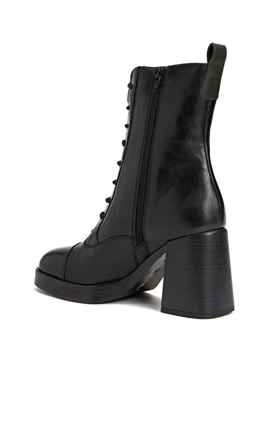 Siyah Kadın Deri Bot