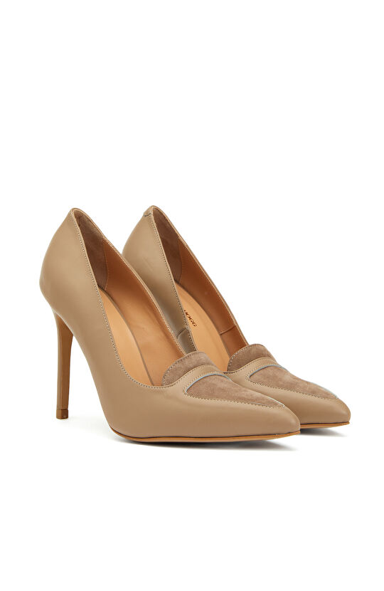 Vizon Kadın Deri Stiletto