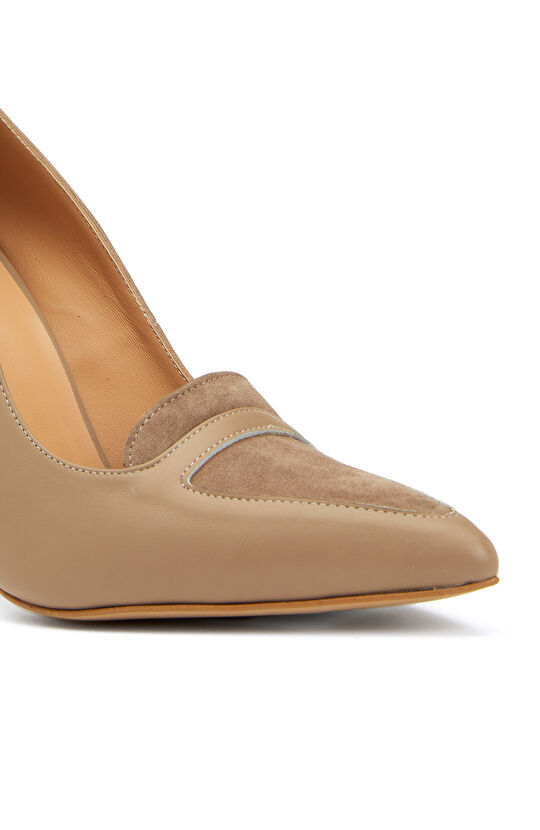 Vizon Kadın Deri Stiletto