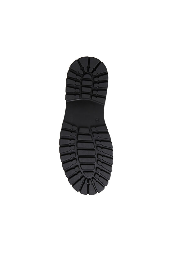 Siyah Kadın Deri Loafer