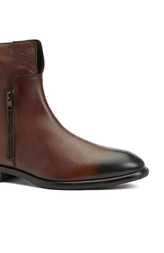 Kahverengi Erkek Deri Bot