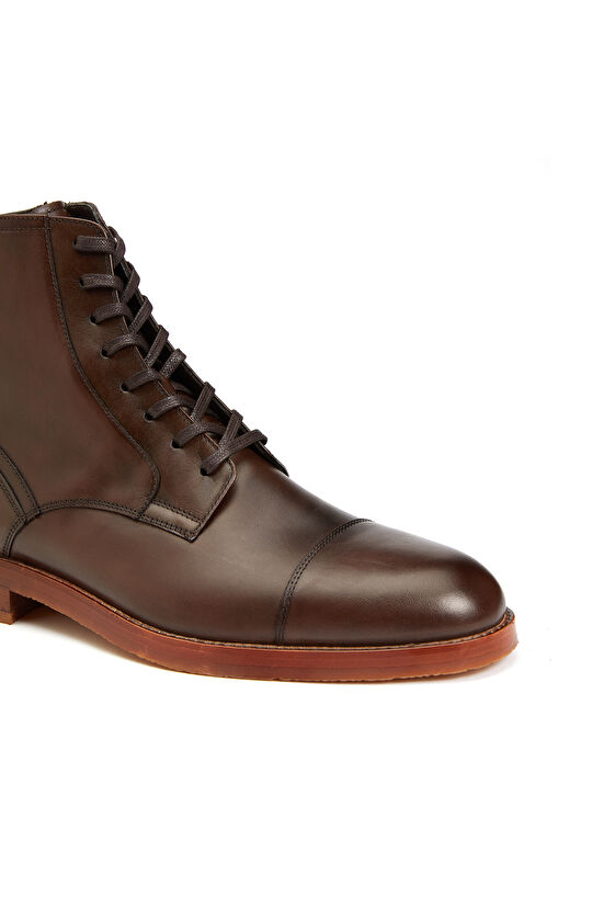 Kahverengi Erkek Deri Bot