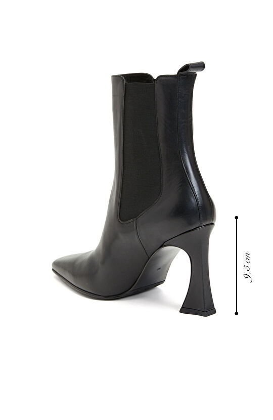 Siyah Kadın Deri Bot