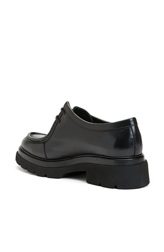 Siyah Kadın Deri Ayakkabı