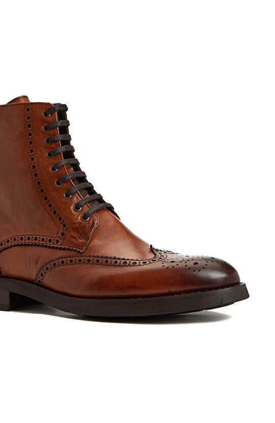 Kahverengi Erkek Deri Bot