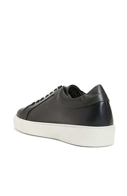 Siyah Erkek Deri Sneaker
