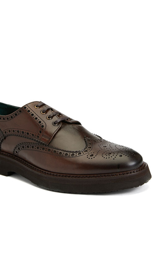 Kahverengi Erkek Deri Ayakkabı